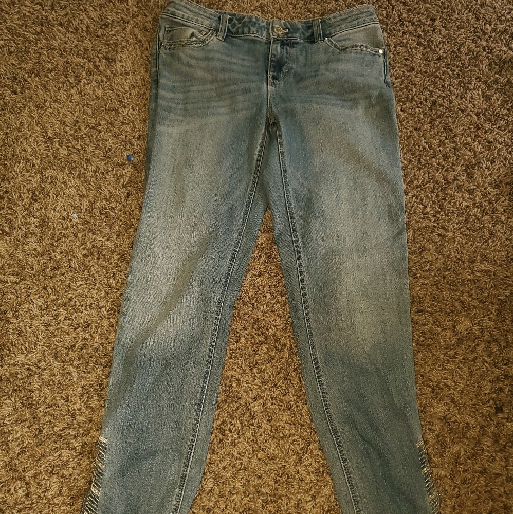 White House Black Market Women's Size 2 Blue Jeans